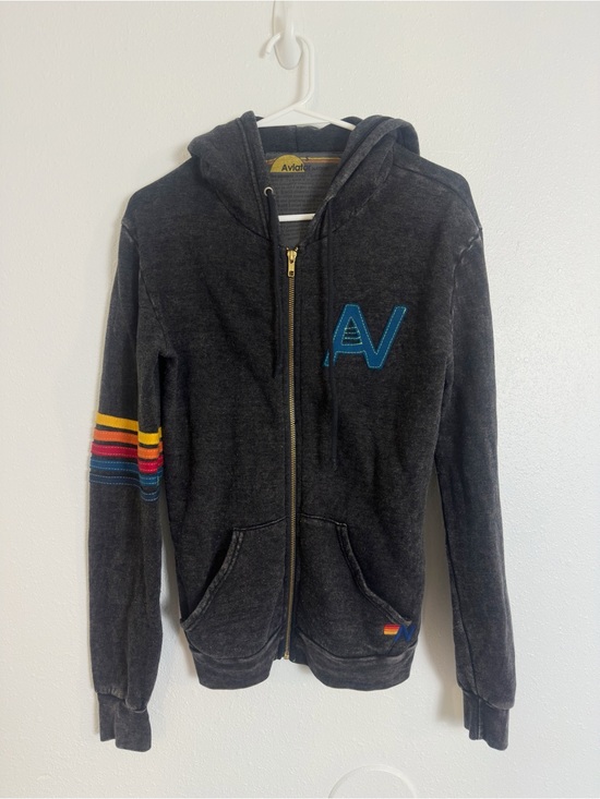Aviator Nation Tops - Aviator nation signature rainbow full zip hoodie sweatshirt